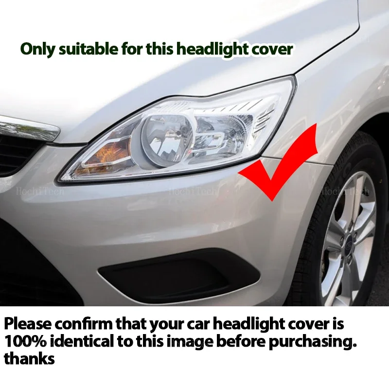 Headlight Cover Transparent Mask Lens Lampshade Headlamp Shell Polycarbonate For Ford Focus C307 MK2 MK2.5 Facelift 2009-2011