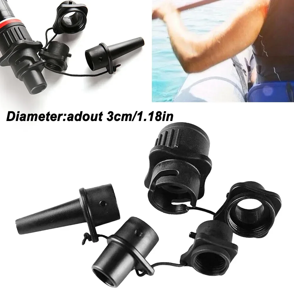 

4pcs Air Nozzle S UP-Pump Adapter Surf Paddle Board Dinghy Tools For Canoeing Inflatable Boat Air Valve Hose Connector