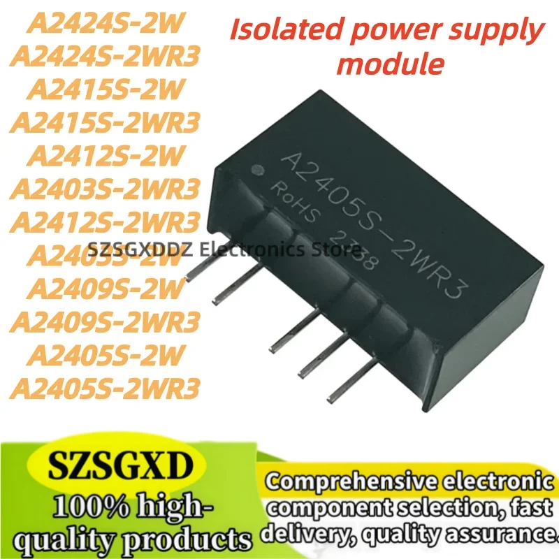2Uds A2415S A2424S-2WR3 A2424S 2W 2WR3 A2403S-2WR3 A2403S A2405S-2WR3 A2405S A2409S-2WR3 A2409S A2412S-2WR3 A2412S A2415S-2WR3