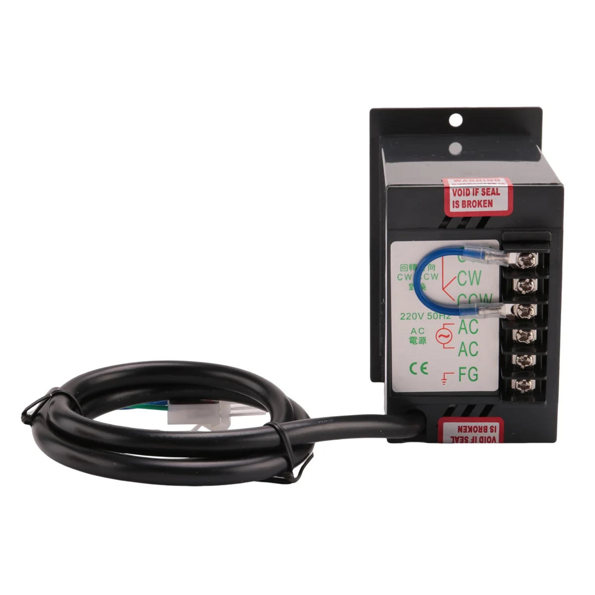 AC 220V 50Hz 15-400W Motor Speed Controller Digital Adjustable Stepless Motor Speed Controller 0-1450Rpm