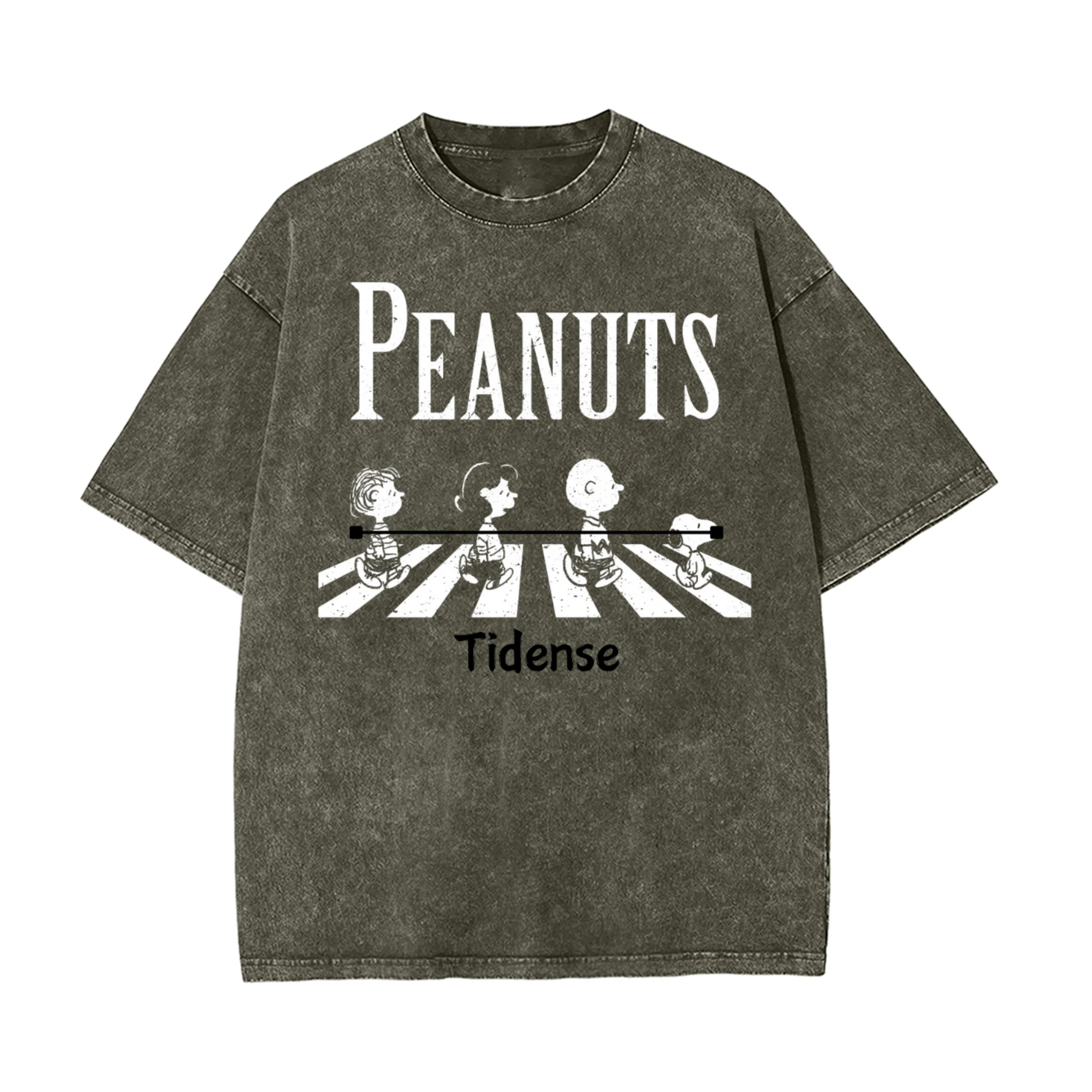 

Peanut World Tour Image & Text Plus Size T-shir Same Style For Men And Women Short Sleeves Trend Summer Sportswear Summer