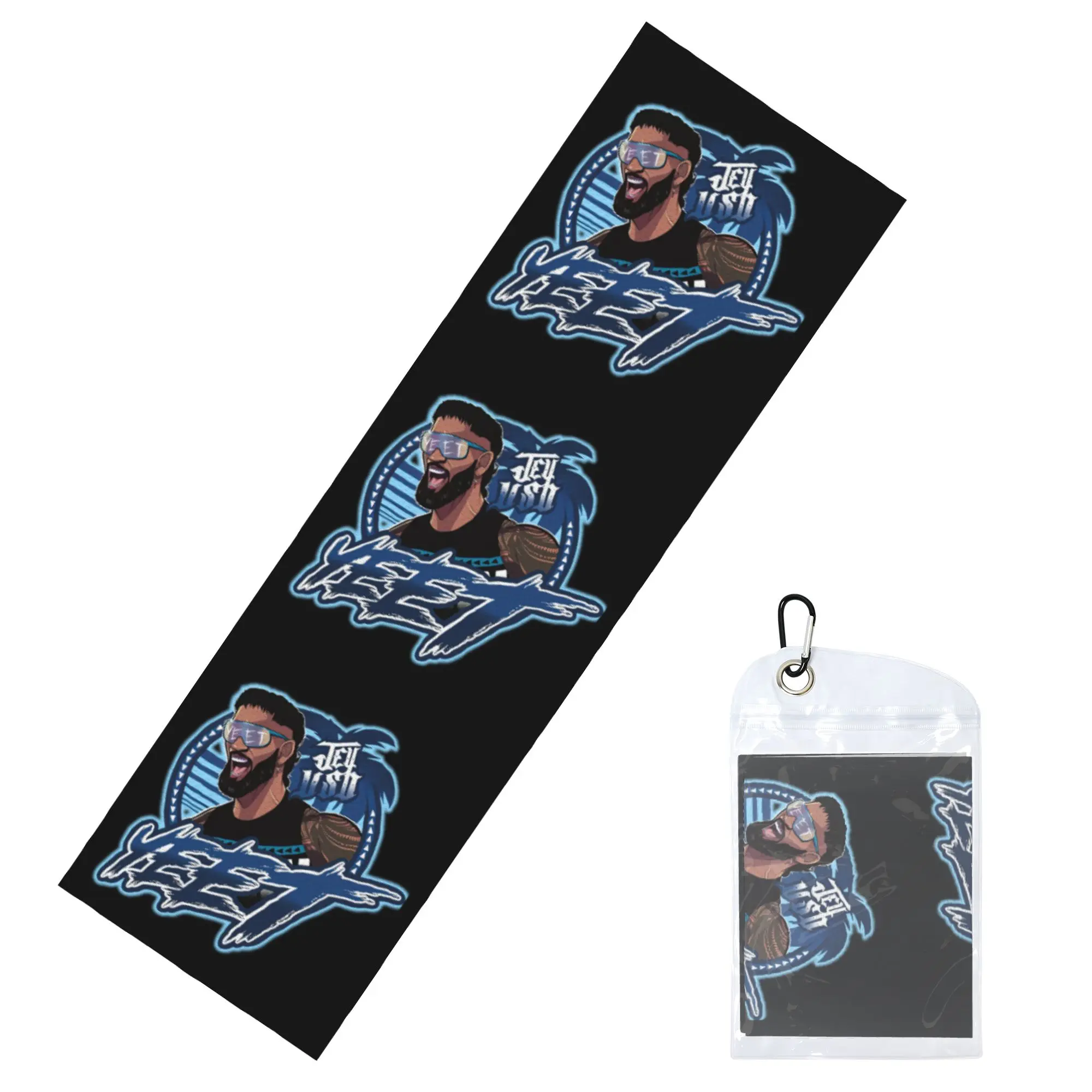 Yeet Jey Wrestling Uso Greeting Cold Exercise Towel Yoga Fitness Running Outdoor Activities Travelling Swimming Camping Towels
