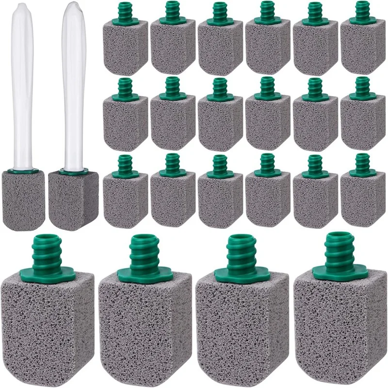 26 Pcs Pumice Stone Toilet Bowl Cleaner Toilet Pumice Stone With Long Handle Toilet Brush For Pool Bathtubs Kitchen Sink