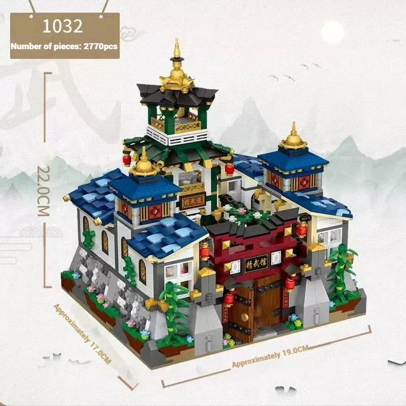 لوز DIY بناء نموذج منزل تجميع الحلي، اللبنات ألعاب سلسلة مشهد الشارع، هدايا لعبة عيد ميلاد الأطفال #2