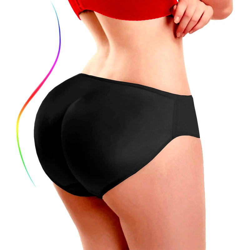 

AfruliA Sponge Hip Enhancers Fake Ass Padded Underwear Control Panties Waist Trainer Body Shapers Seamless Shapewear Butt Lifter