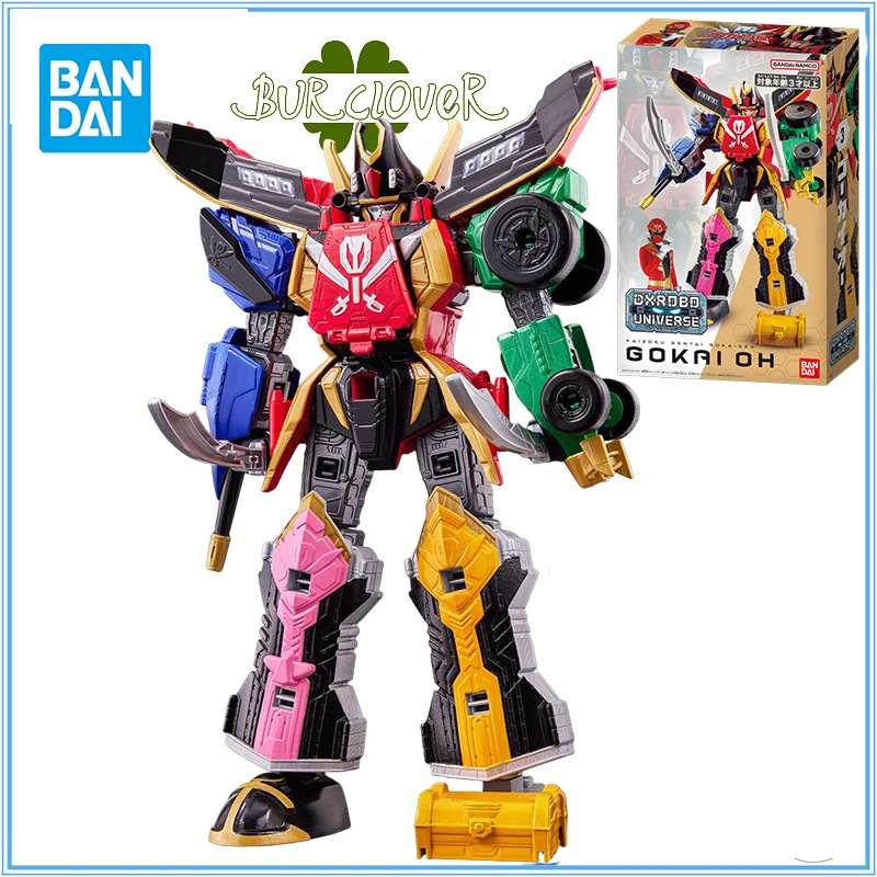 

Bandai Original Super Sentai DX Equipment Series Robot Universe Gokaioh Anime Action Figure Assembly Model Toys Gifts For Childr