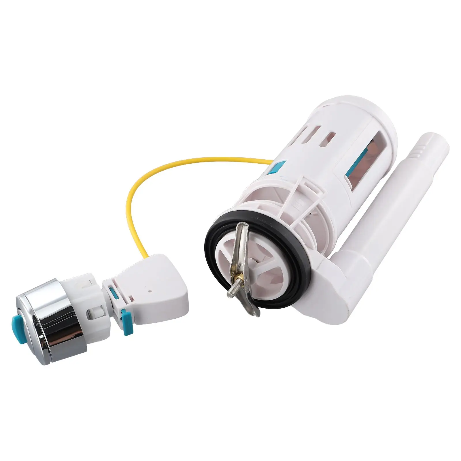 Toilet Flush Replacement Toilet Flush Valve Fits 6.5 7.5cm Drain Outlet Adjustable Overflow Pipe Piece Toilets Compatible