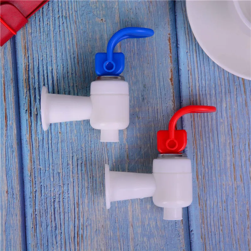 1 PC Push Type Plastic Water Dispenser Faucet Tap Replacement Home Essential Drinking Fountains Parts Bibcocks Accessories