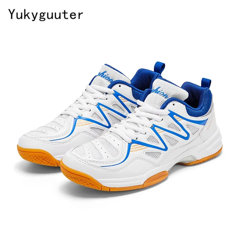 New Professional Tennis Shoes for Men Women Breathable Badminton Volleyball Shoes Indoor Sport Training Sneakers Tennis Big Size