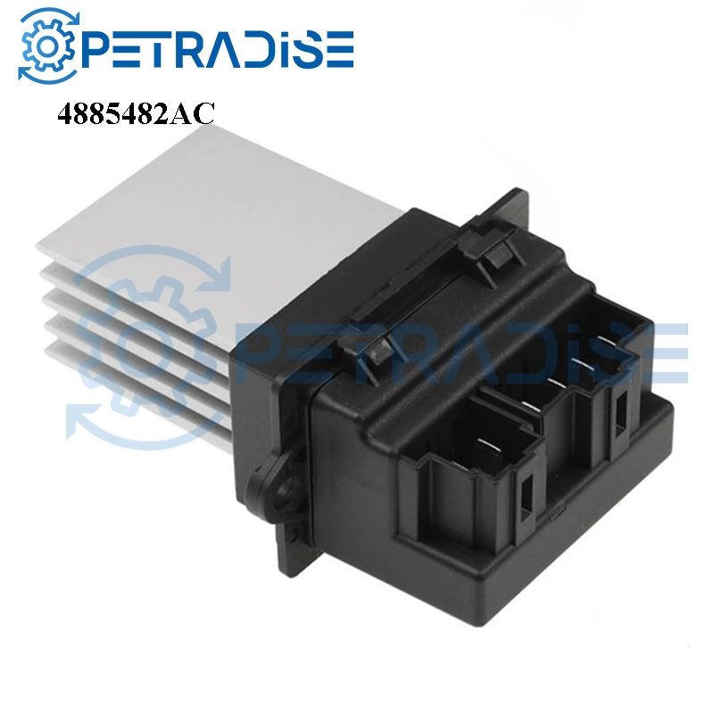 New HVAC Blower Motor Resistor For Chrysler Town Country Voyager Dodge Durango Jeep Auto Parts OEM 4885482AC 4885482AA 4885482AB