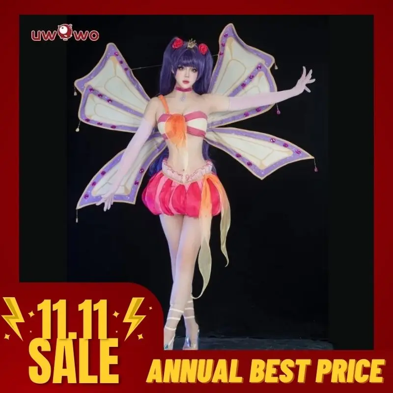 IN STOCK UWOWO Bloomm Enchantixx Season3 Musaa Cosplay Costume Big Fairy Wings Cosplay Outfit Butterfly Fairy Wing