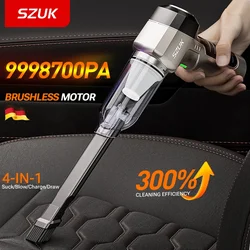 SZUK NEW Car Vacuum Cleaner Powerful Portable Handheld Mini Vacuum Cleaner Strong Suction Wireless Car Cleaner Cleaning Machine