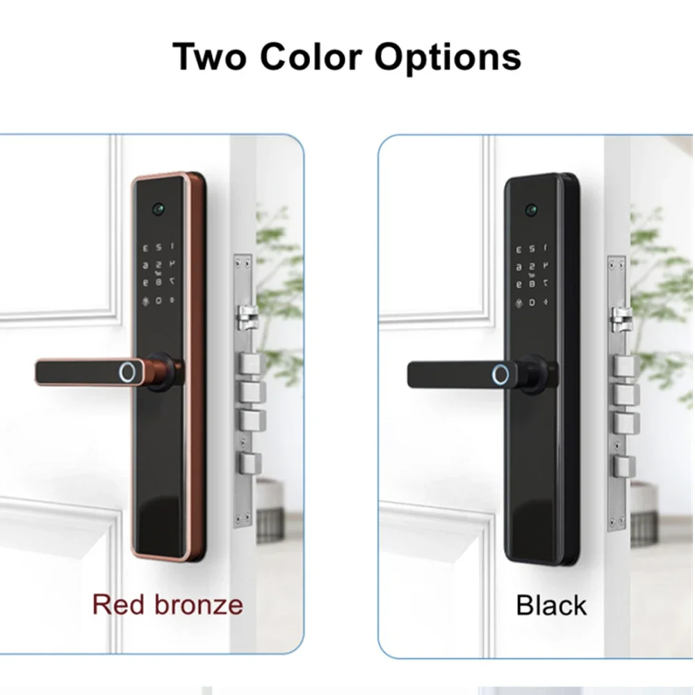 Elock door lock tuya security Tuya wifi app fechadura intelligent electronic door interior smart lock with Camera