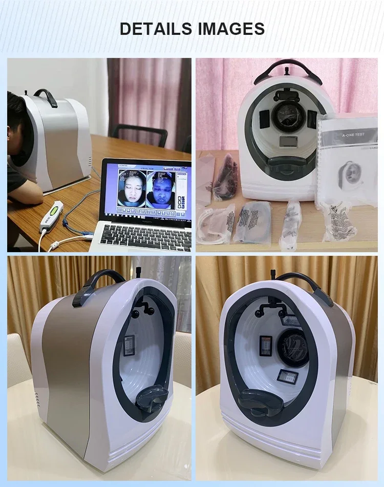 Portable Beauty Equipment-facial Skin Analyzer Machine With 3D Image RGB, UV, PL Spectral Imaging Technology Official genuine