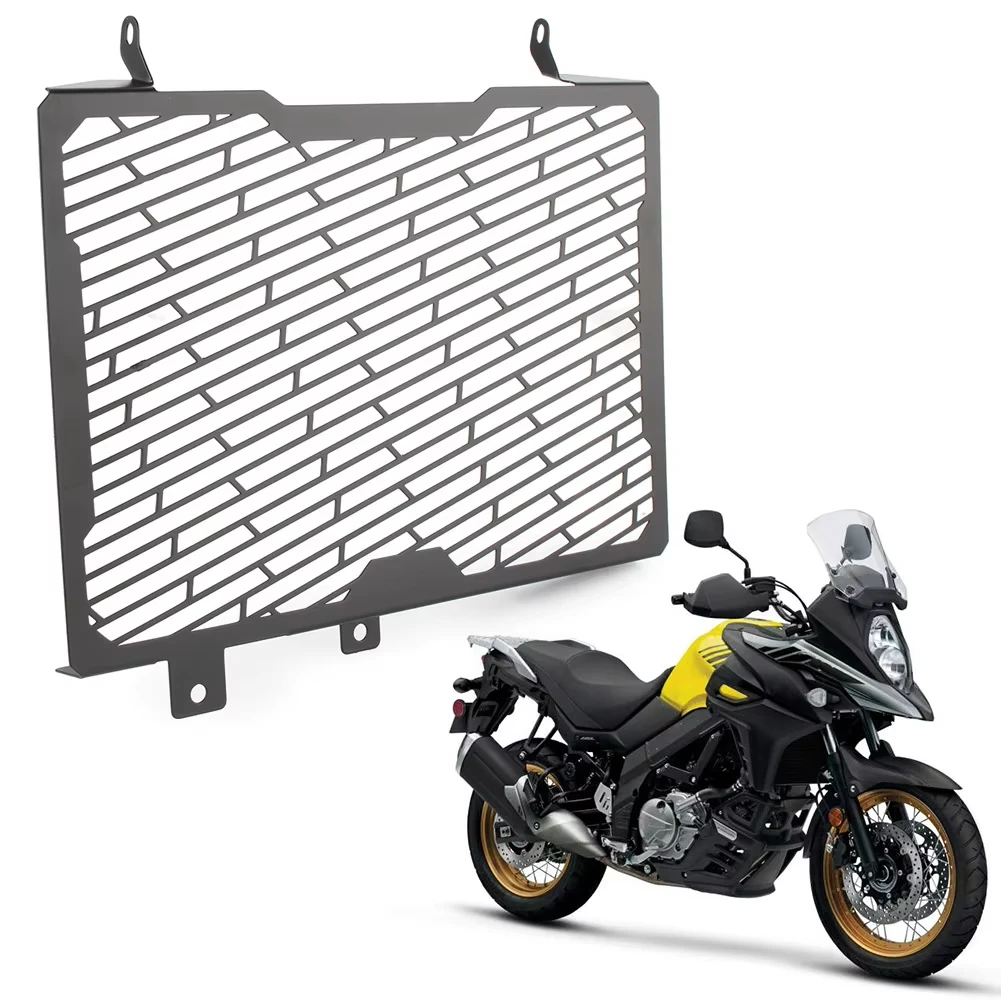 

STLF 2017-2018 Vstrom V-STROM Motorcycle Steel Parts Front Radiator Grill Grille Cover 650XT Protect Guard