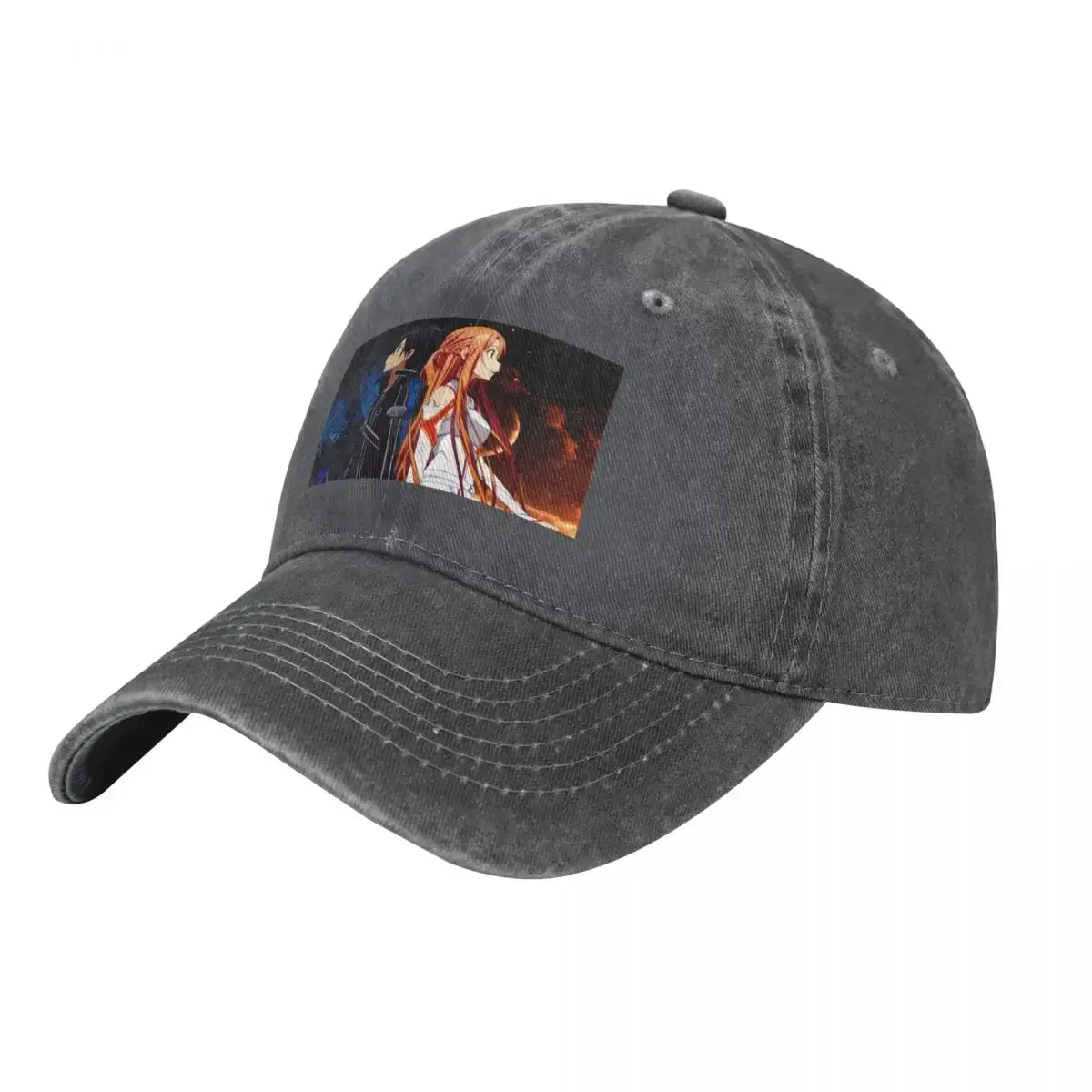 

SAO Asuna and Kirito, Sword Art Online Baseball Cap Mountaineering Luxury Cap Girl Men's