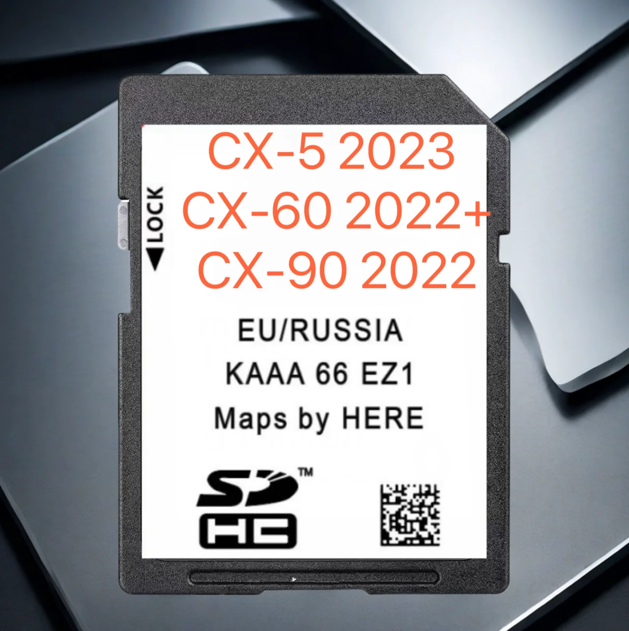 

Mazda CX-5 CX-60 CX-90 2022 Europe KAAA66EZ1 SD card with Latest Map Update UK Europe Map