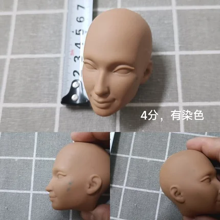 1/4 New Brand Original for Handicraft Material Doll Head Fittings Hairless diy princes dongcheng