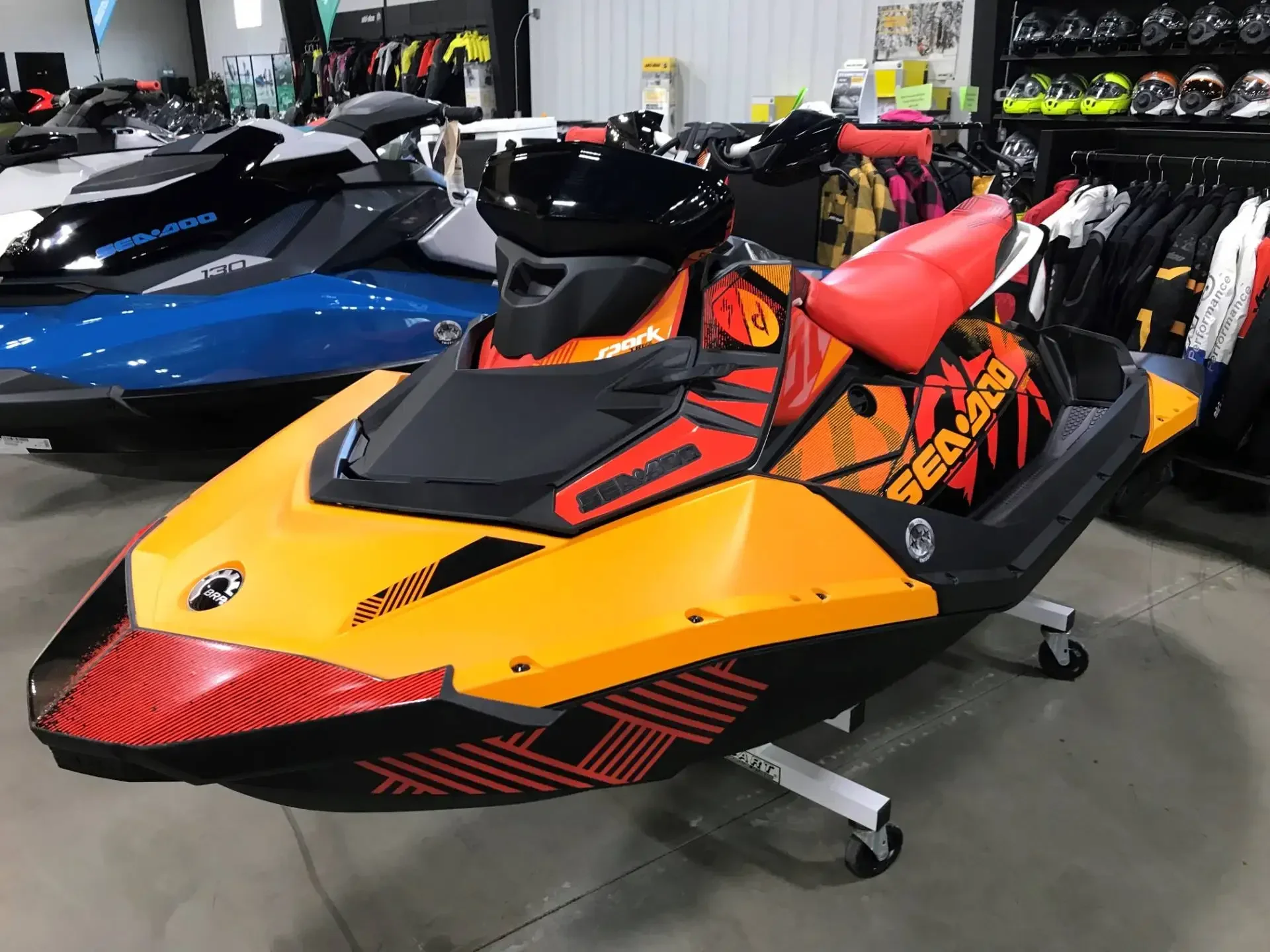 SUMMER SALES DISCOUNT ON Free Shipping New 2022 Sea Doo Spark Trixx 3-up Rotax 900 H.O. A C E iBR with Three Seater Jet Ski