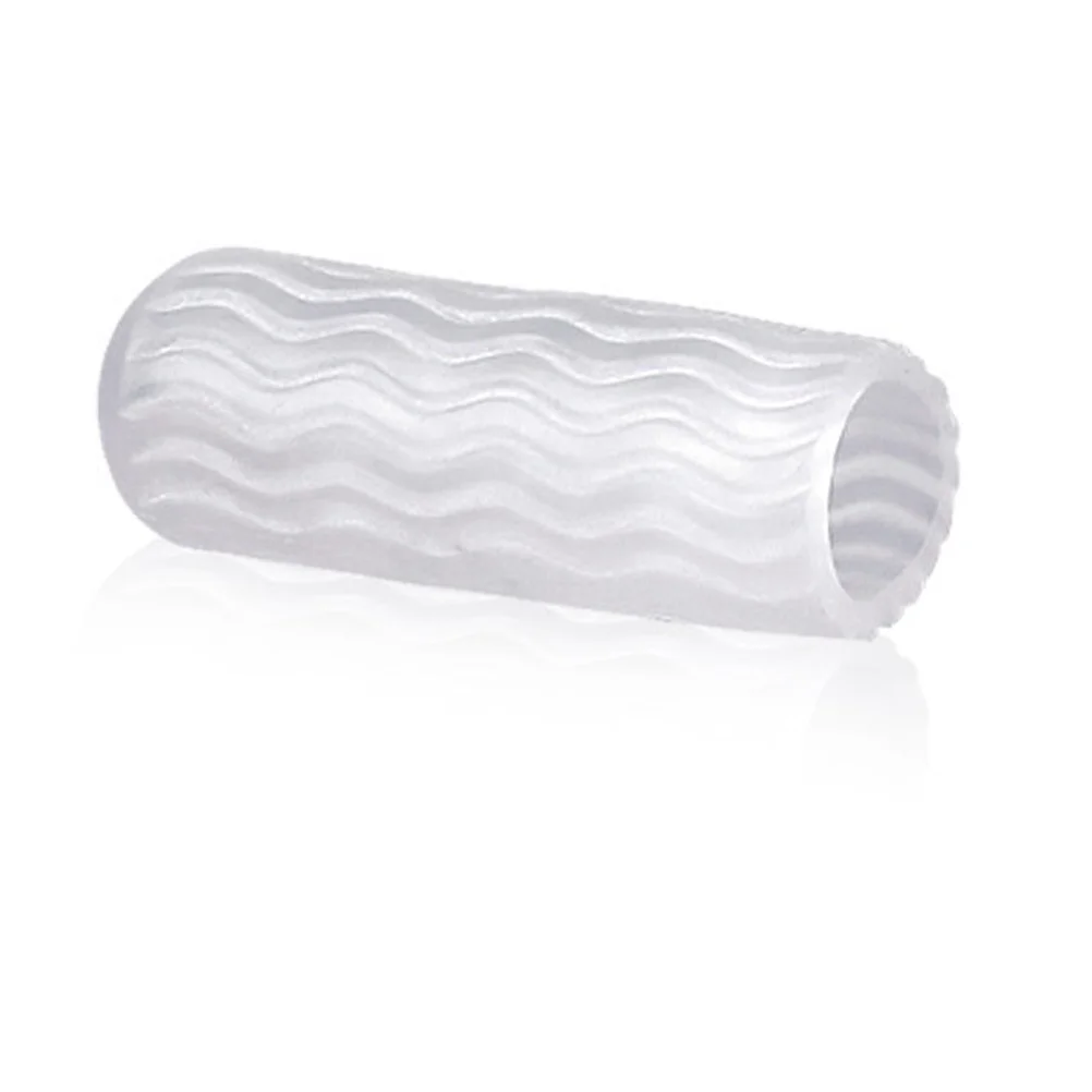 

4pcs Toe Caps Premium Wave Design Non-Slip Soft Pain Relief Foot Care Tool For Men Women Toe Protectors Gel Sleeve