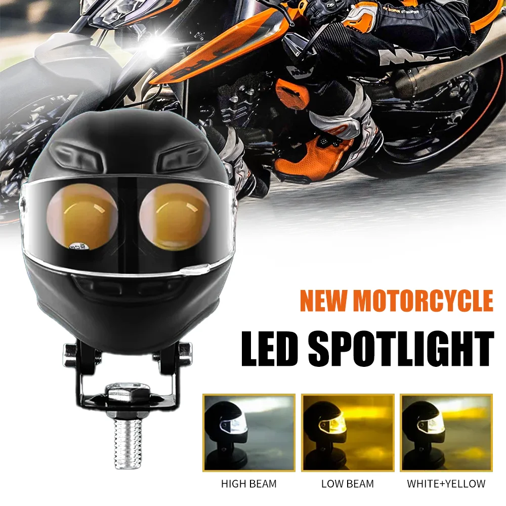 

New Motorcycle 3inch Fog Lights 6000K 3500K LED Off Road Driving Light 20000LM Auxiliary Spot Work Lights for Truck Car ATV