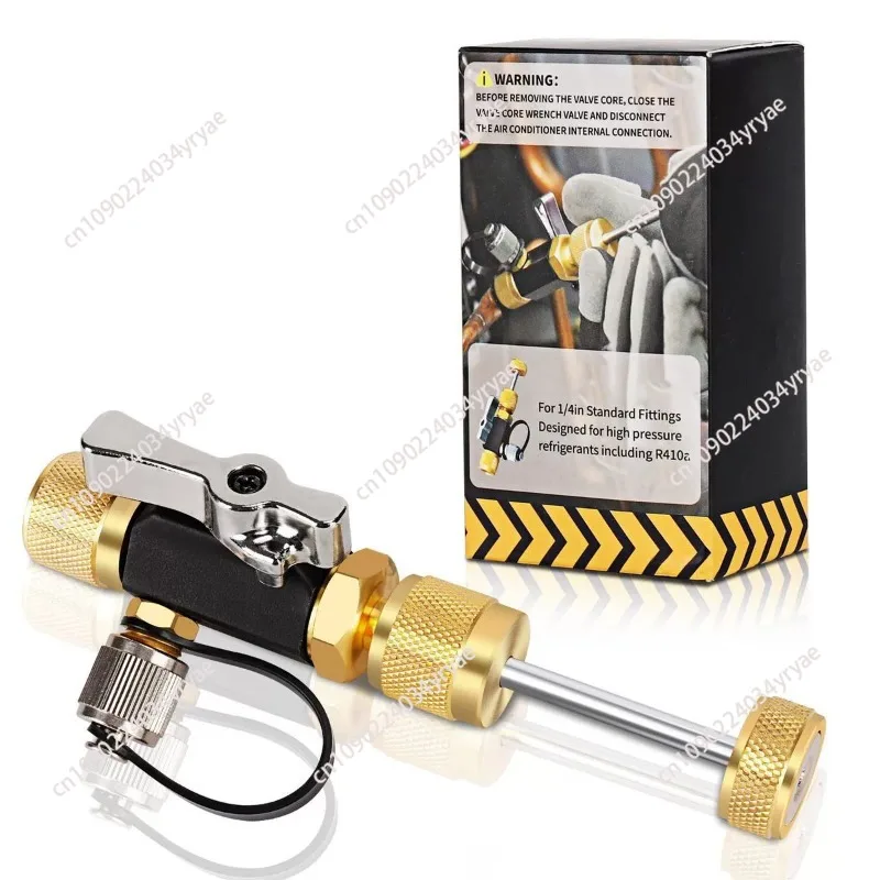 

Vacuum rated spool removal tool, valve removal tool, rated 20 microns