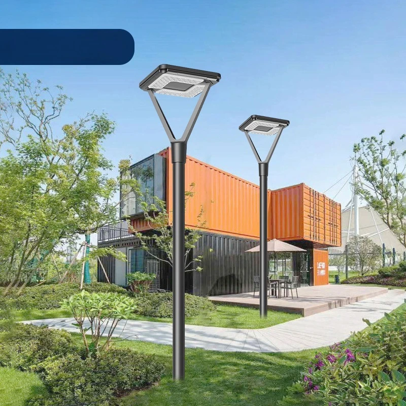

Customized park solar LED lamp head Outdoor courtyard garden LED lamp head Road community landscape light