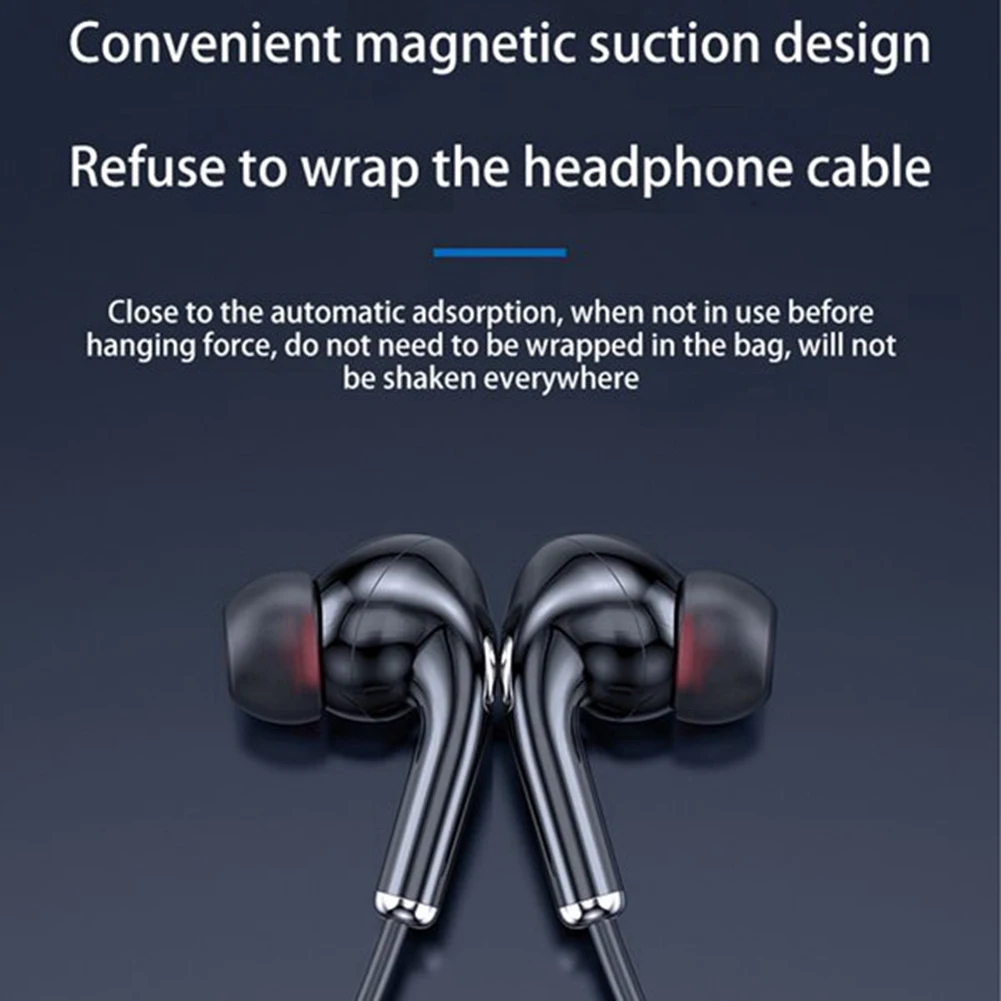 100 Hours Bluetooth Earphones Stereo Wireless Bluetooth Headphones Neckband Noise Cancelling Sports Running Headset,S650-[A49T]