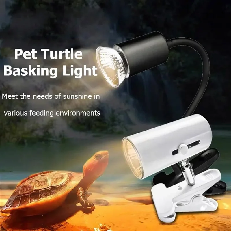 At53 10 pçs lâmpada réptil tartaruga basking lâmpadas uv luz de aquecimento espectro completo sunlamp para anfíbios