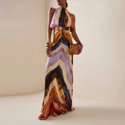 Imagen 2 del producto Conjuntos de chaleco y medias faldas sin mangas con cuello redondo para mujer, trajes informales elegantes Vintage de dos piezas para ir al trabajo, cintura alta, para vacaciones