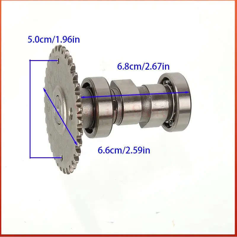 Nuevo Conjunto de Árbol de Levas de Repuesto GY6 para Motores de Scooter 139QMB GY6 50 80 - Compatible con Piezas de Scooter GY6 50cc 80cc 125cc 150cc