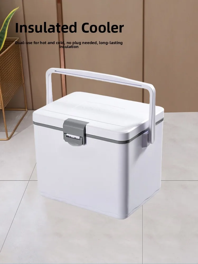 

Portable Food Grade Foam Cooler Insulation Box Commercial Refrigerator Camping Travel Vehicle Preservation Cold Box 15L