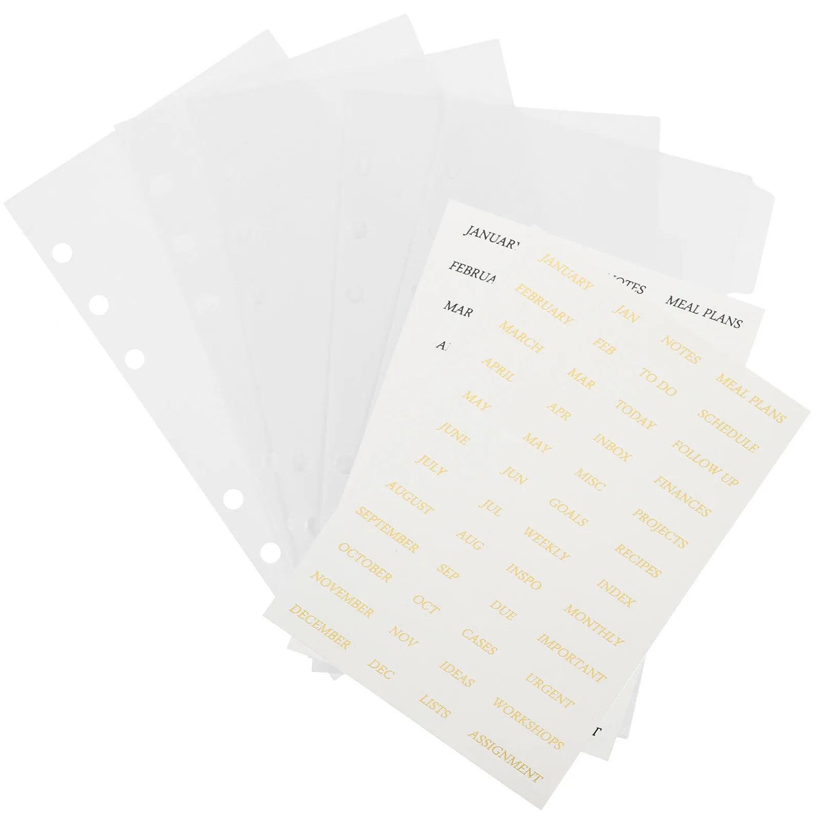 

1Set Replaceable Binder Pocket Budget Binder Insert Portable Multi-Use Organizer for Receipts Cards Business Credit Daily Use