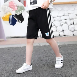 Boys Girls Summer Shorts Thin Elastic Short Pants for Kids Outfits Teenage 2T-11T Sport Shorts Toddler Children Short Trousers