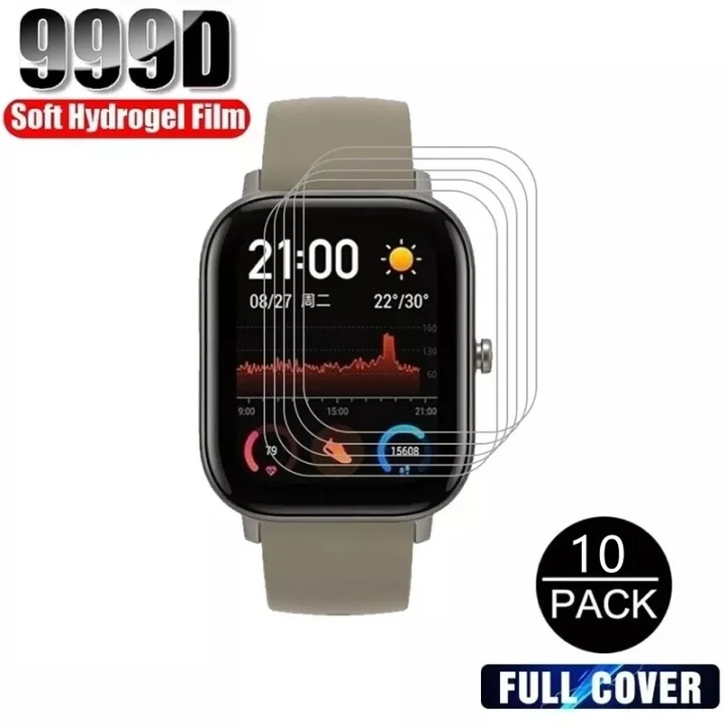 10-1 pz pellicola protettiva idrogel per Amazfit Bip 3 Bip3 Pro (non vetro) pellicola protettiva antigraffio per Amazfit Bip 3 Pro