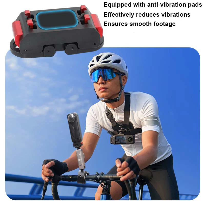 Camera Magnetic Quick Release Adapter Mount for insta360 X5 Camera Aluminum Alloy+ plastic Camera Stand Mount Adapter for 360 X5