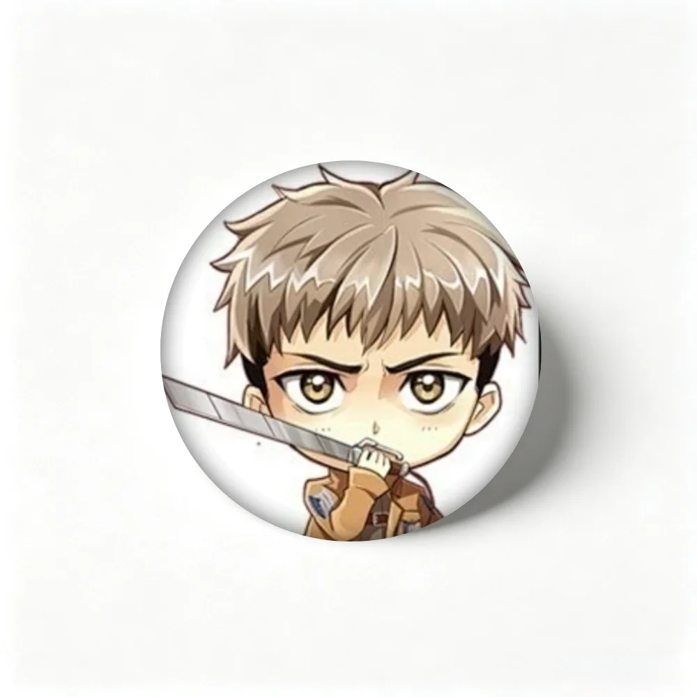 Anime Attack on Titan Pins,Cartoon Figure Jean Kirstein Badge,Handmade Brooches,Breastpin for Backpack Clothes Gifts