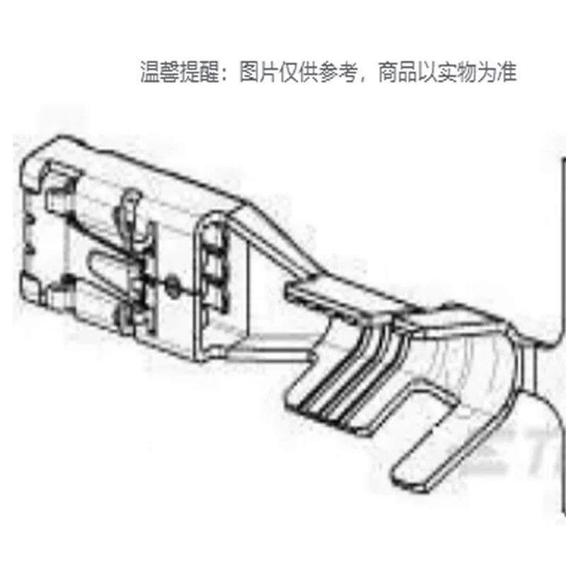 Conector Tyco 100-1, terminal hembra, auténtico, 1719836 piezas