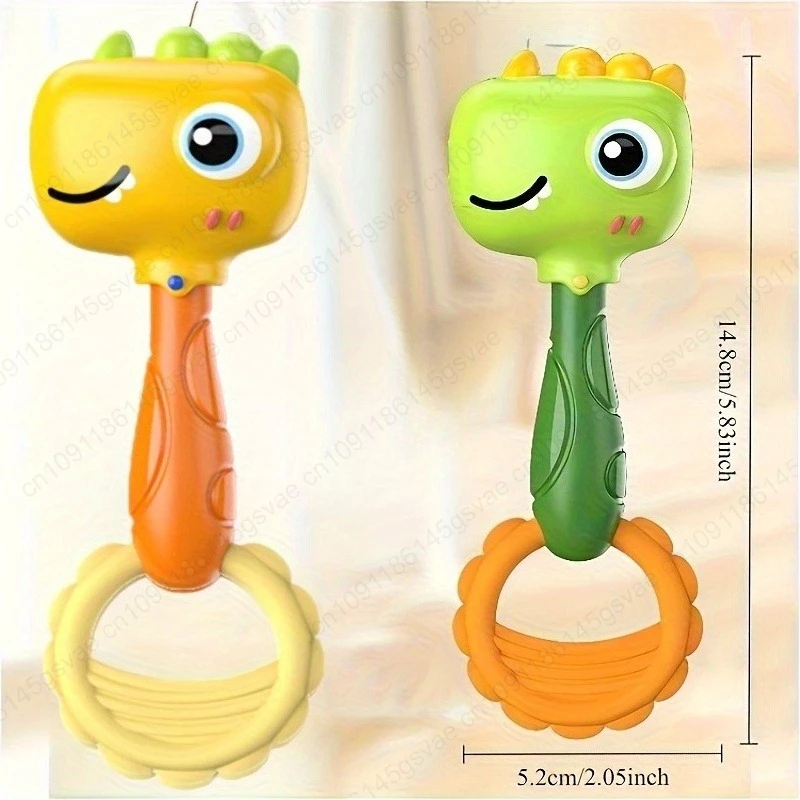 لعبة خشخيشة تفاعلية للرضع للشباب - ألوان باستيل ناعمة للعب الحسي وتطوير المهارات الحركية للأطفال الصغار #5