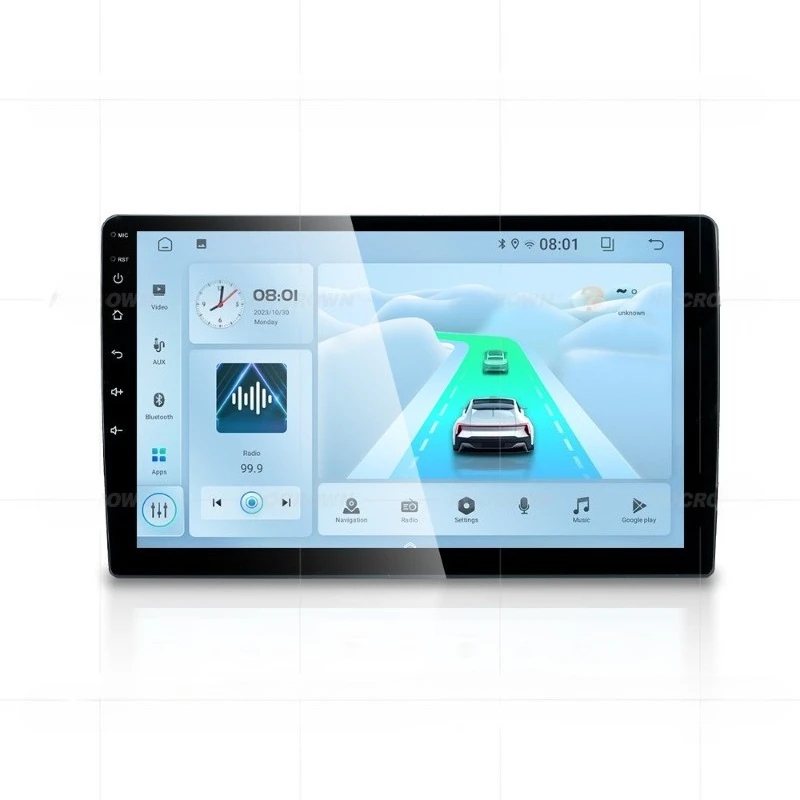 Android GPS Navigation Radio Player with CarPlay for 7 inch 9 inch and 10 inch Car Stereos