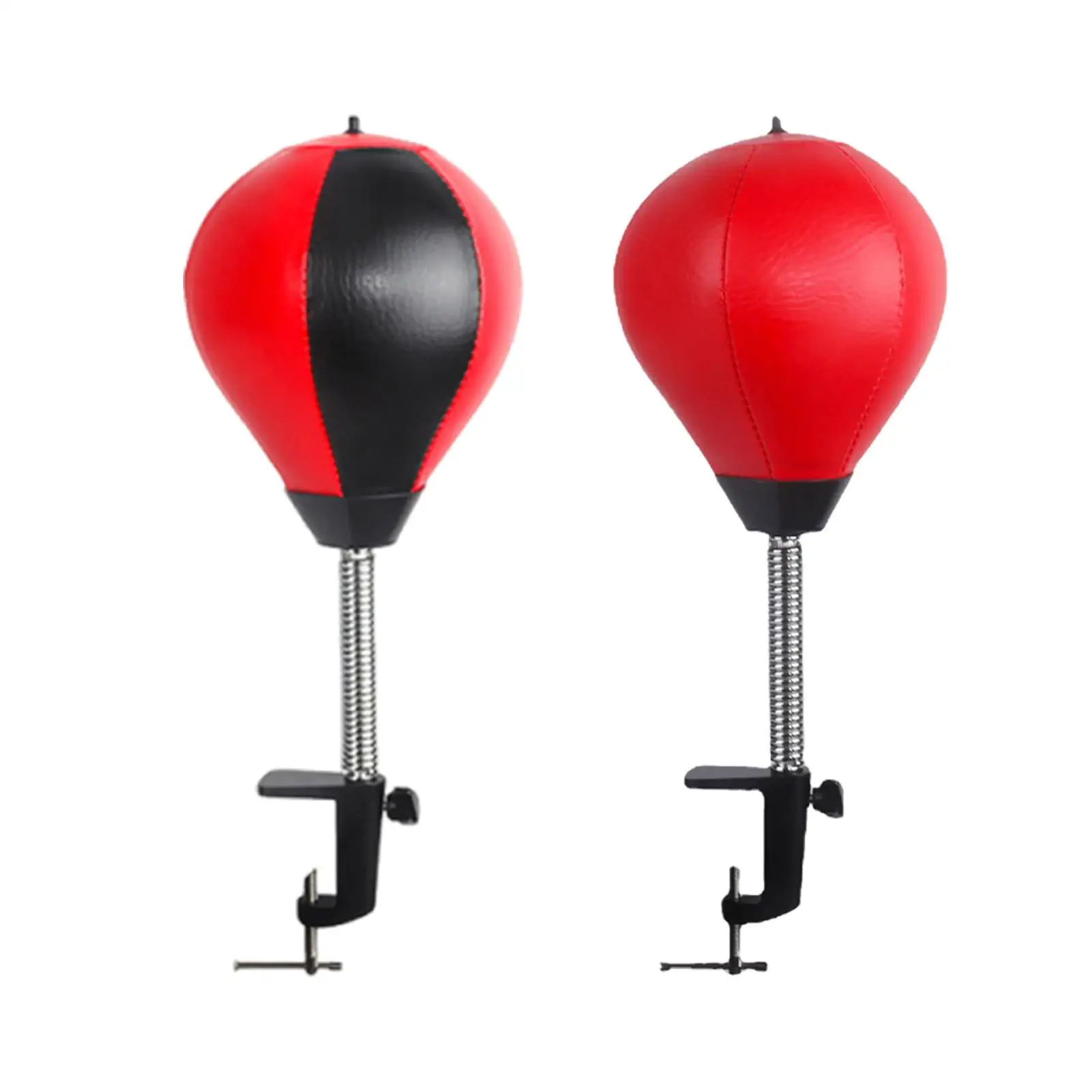Durable Spring Desktop Punch Ball Clamp on Boxing Bag for Office Kids Home Focus Skills Training Equipment