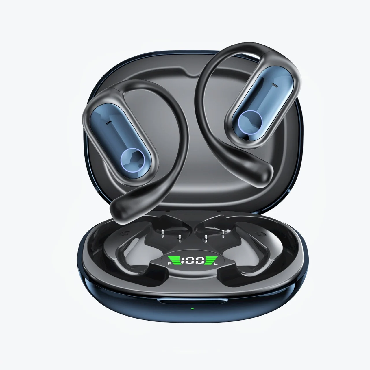 

AI Translation Earbuds,Bluetooth 5.4 Headphones Translator,Smart Mode Touch Screen Real-Time Earphones Fit Work