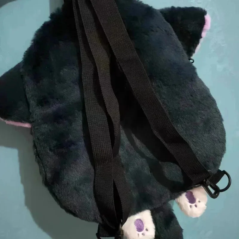 Xiao Scaramouche Genshin Impact Cat Plush Anime Bags Cosplay Hobby Lovely Shoulder Bags Loose Cat Mandrill Plush Doll Backpack