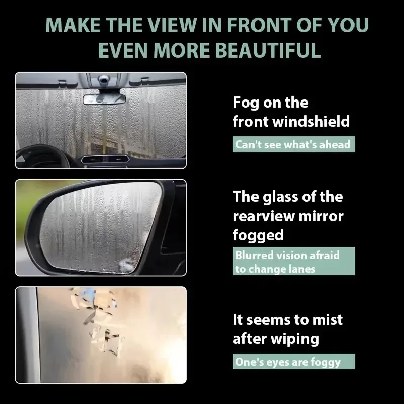 Fasilawei Durable Helmet Anti-Fog Nano Coating: Fits Helmets, Glass & Rearview Mirrors