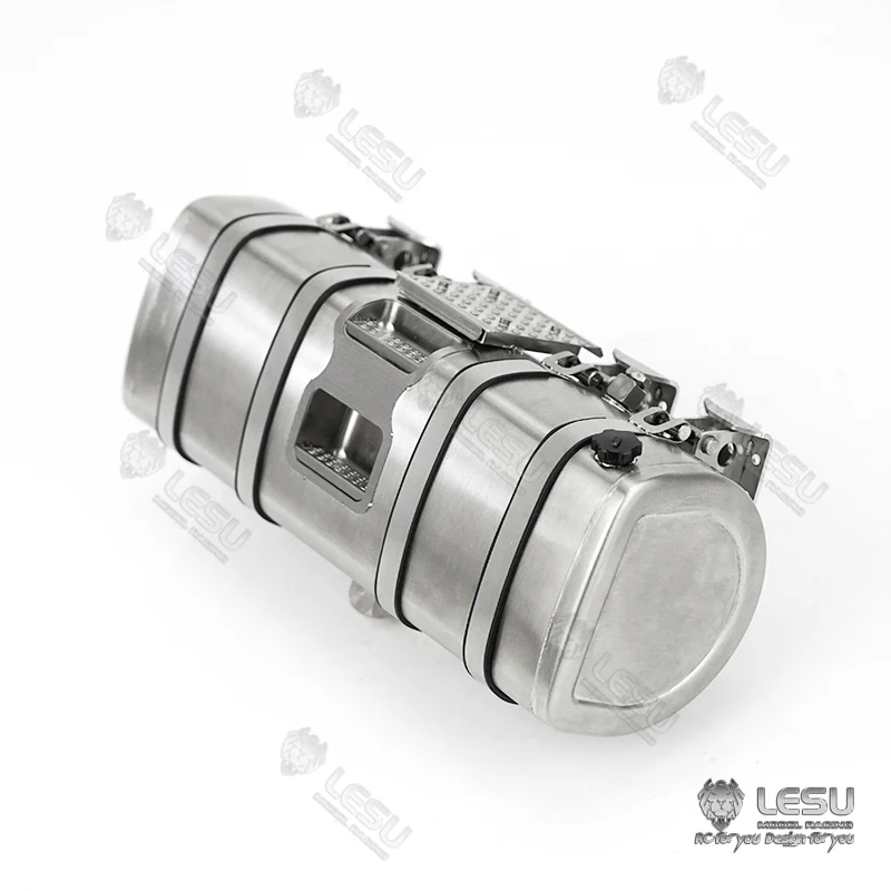 LESU Metalowy Czołg 90mm-150mm do Ciągników RC 1/14 Tamiyaya Fh16 DIY Model Przyczepy Zdalnie Sterowanej Części Zabawki dla Dorosłych