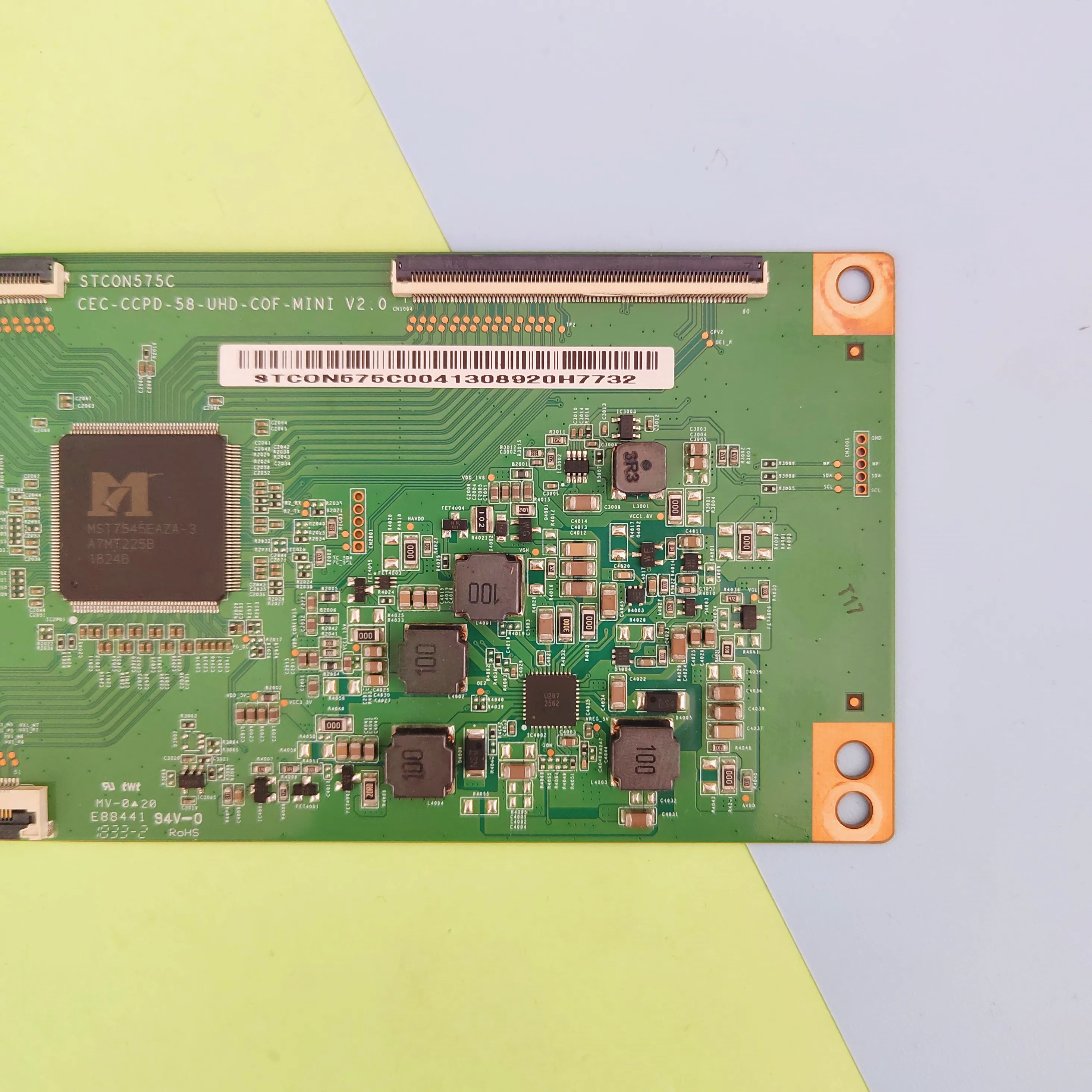 TV 로직 보드 CEC CCPD 58 UHD COF 미니, CEC-CCPD-58-UHD-COF-MINI V2.0 STCON575C T-con 보드, 58 인치, 58 인치