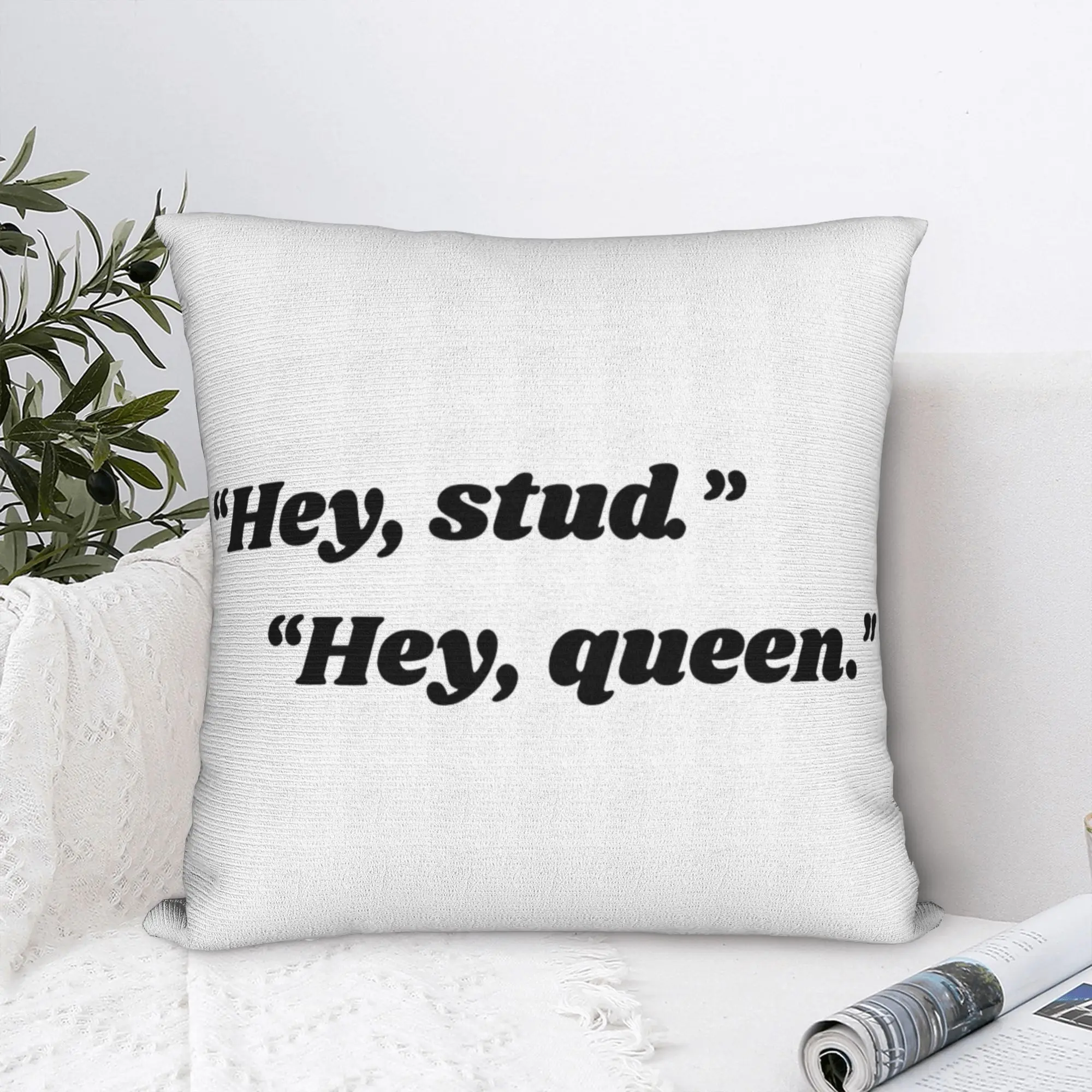 Funda de almohada suave con cita de Soft Boys of Tommen, funda de cojín de poliéster, decoraciones, funda de almohada de Johnny Kavanagh, funda cuadrada para el hogar