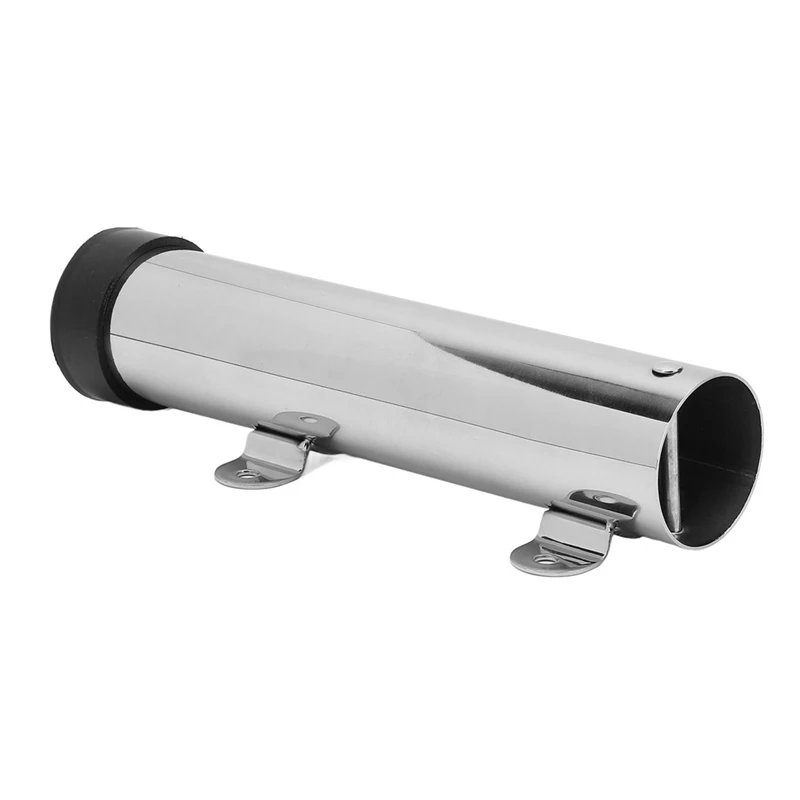 Stainless Steel Wall Rod Holder Marine Boat Side Wall Mounted Fishing Rod Rack for Ships Yachts Kayak Fishing Rod Holder view 2