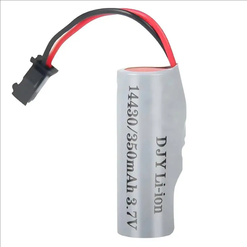 2-5pcs/lot 14430 3.7v 350mAh rechargeable lithium battery with SM-2P port plus protective board