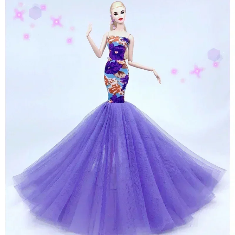 New styles quality fishtail dress pretty dressess for your FR BB 1:6 dolls BB091A